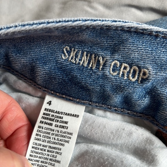 American Eagle Skinny Crop size 4 jeans - Picture 7 of 10